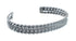 Native American Genuine Sterling Silver Cuff Bracelet AX129714